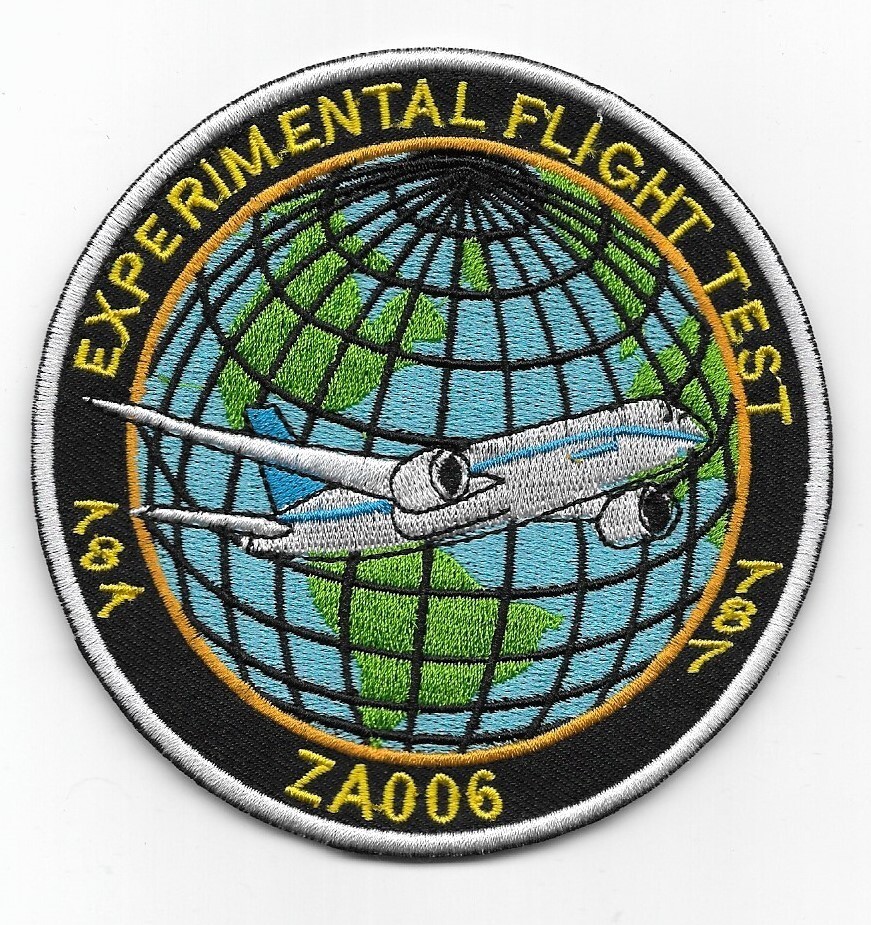 Boeing Company 787 Flight Test Patch