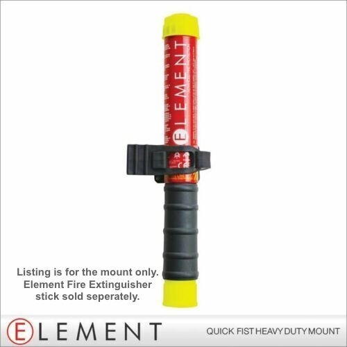 ELEMENT E50 & E100 FIRE EXTINGUISHER QUICK FIST HEAVY DUTY RUBBER MOUNT