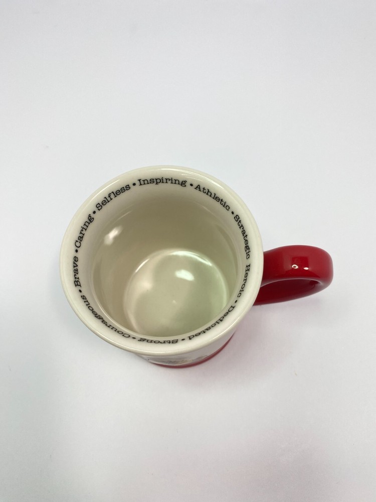 2006 Firefighter Coffee Mug Cup Papel Giftware 12 oz Brave Caring Selfless