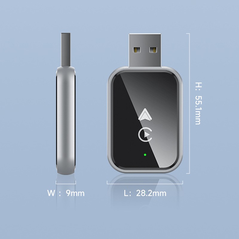 2025 Upgrade Wireless CarPlay Adapter USB for Apple IOS, Samsung Android