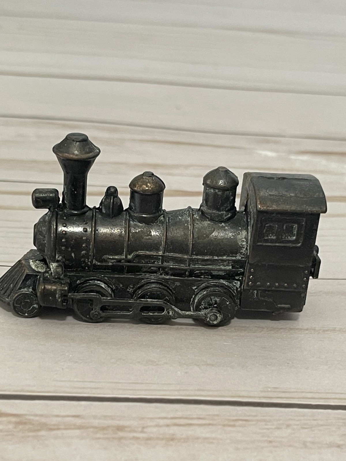 Vintage Die Cast Metal Train Locomotive Engine Pencil Sharpener