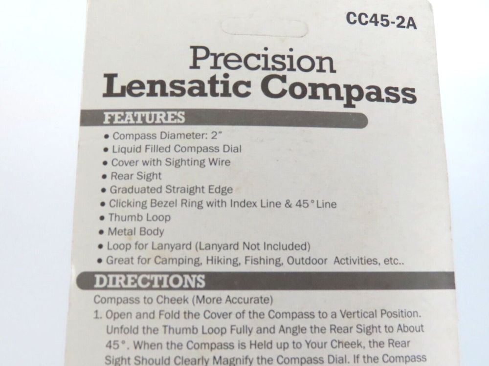 NEW SE Lensatic Precision Compass Folding Scouting Hiking Outdoors Navigation