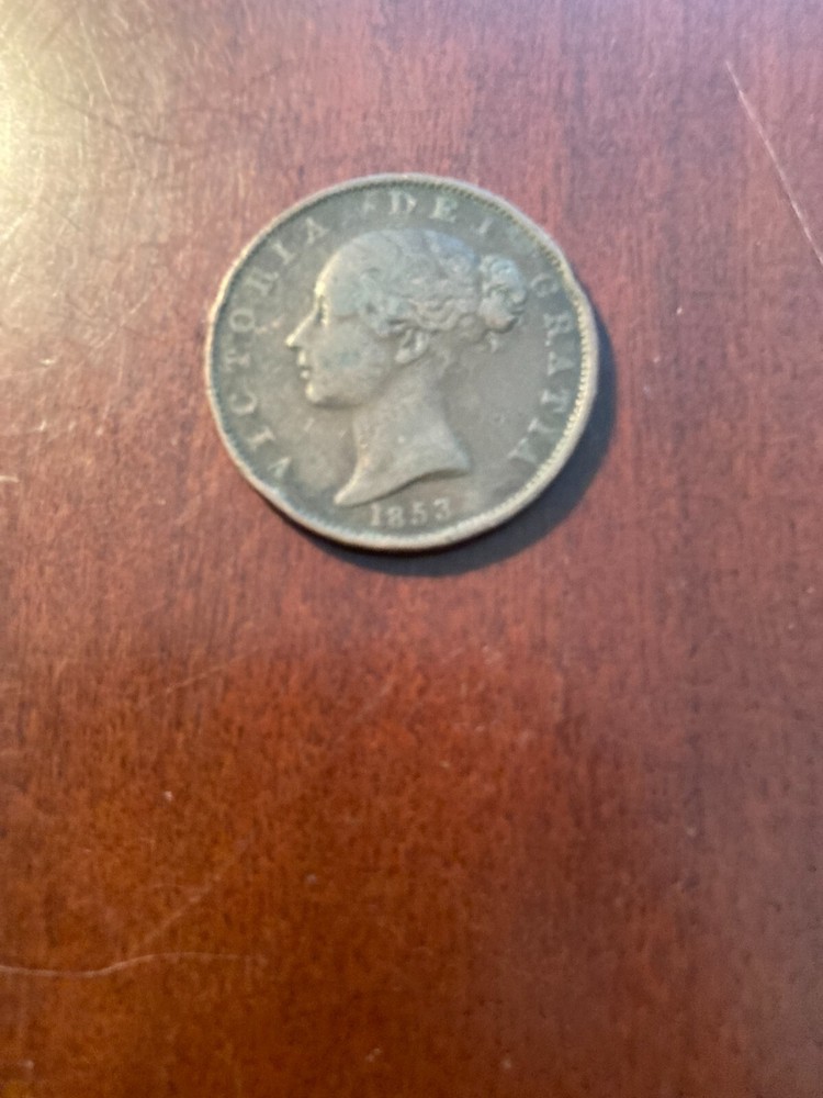 1853 Great Britain Half Penny