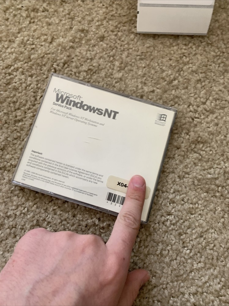 Microsoft Windows NT Service Pack 4 12/98 See Pics