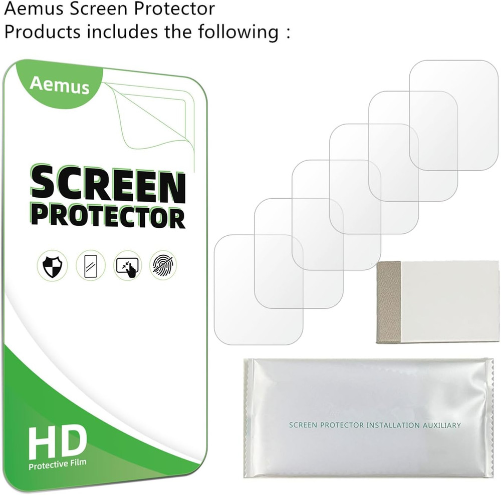 Compatible for Nerunsa P66D 1.85 Smart Watch Screen Protector (6 Pack) Compatib