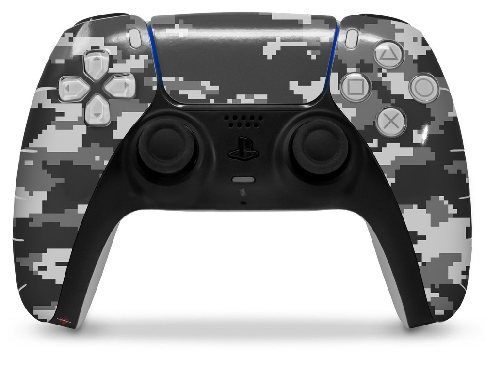 Skin Sony PS5 Controller WraptorCamo Digital Camo Gray