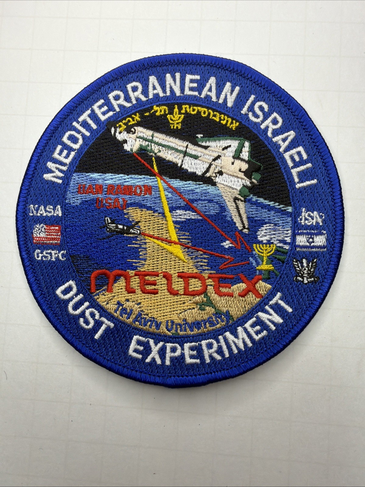 NASA Israel  MEDITERRANEAN ISRAELI Just Experiment  MELDEX ILAN RAMON STS-107