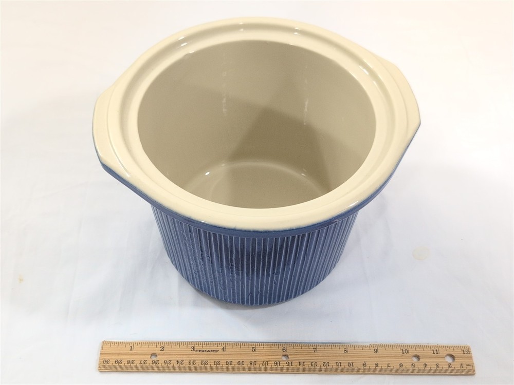 Rival Crock Pot 3.5 qt. Stoneware Blue - Model 3150/2 Replacement Insert