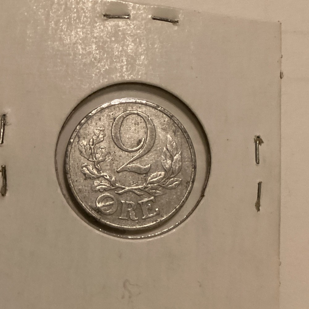 1941 Denmark 2 Ore Coin