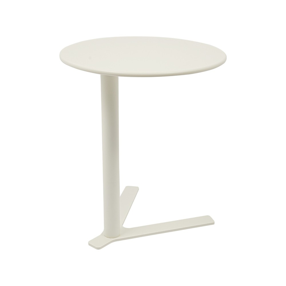 Side Table for Small Spaces, 48*56cm Couch End Table, 22in Height