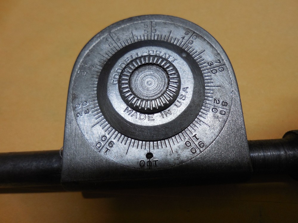 vintage speed indicator gauge Goodell Pratt