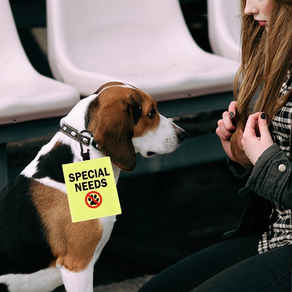 Special Needs Dog Alert Hang Tags Nervous Dog Patch Special Needs -D Patch