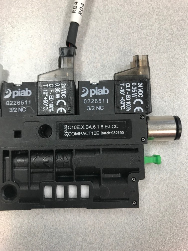 PIAB C10E.X.BA.6.1.6.EJ.CC Compact10E vacuum pump (USED FOR TESTING ONLY)