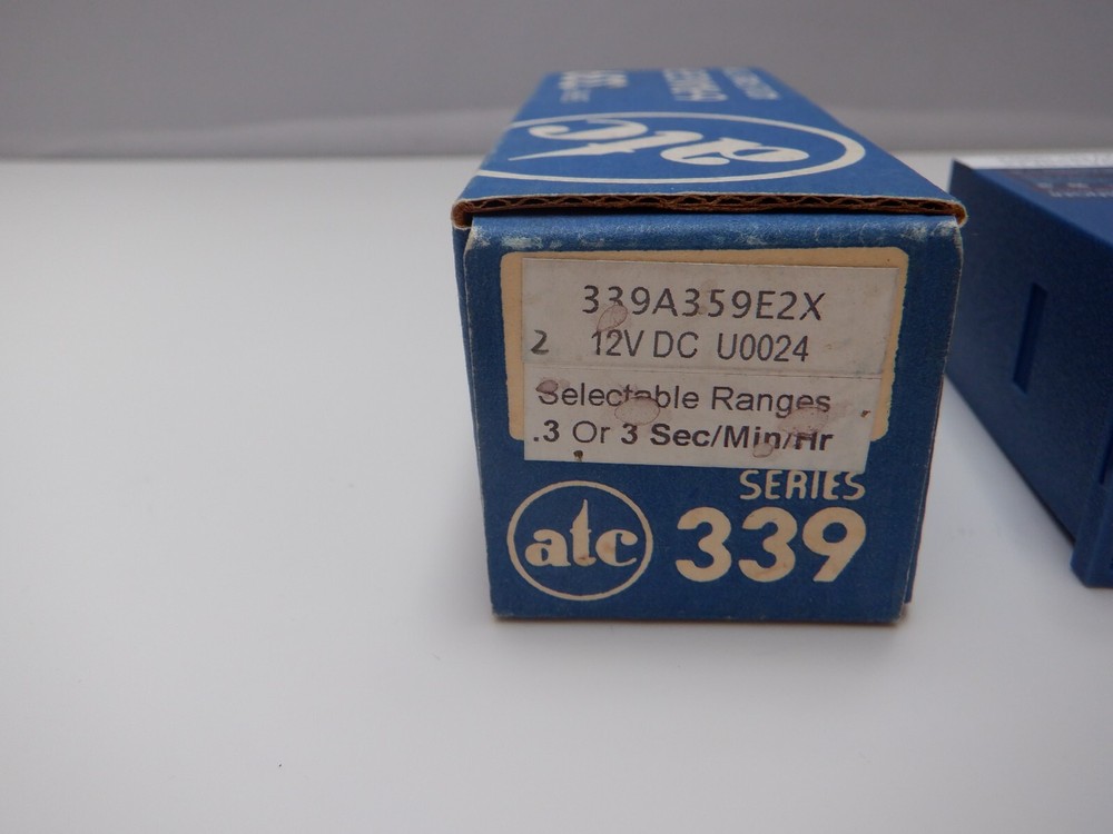 ATC 339A 359 E 2 X Time Delay Relay new