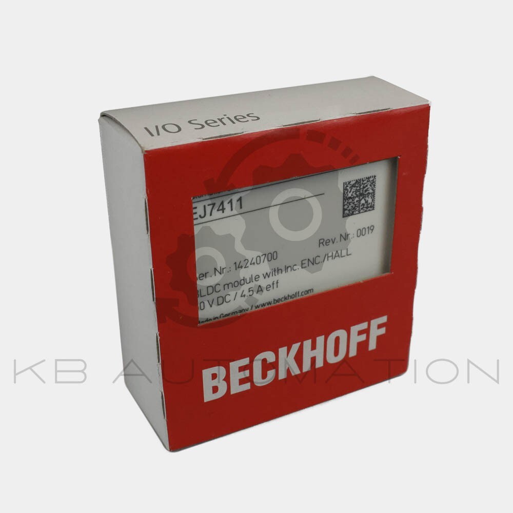 EJ7411 Beckhoff EtherCAT plug-in module, 1-channel motion interface, BLDC motor