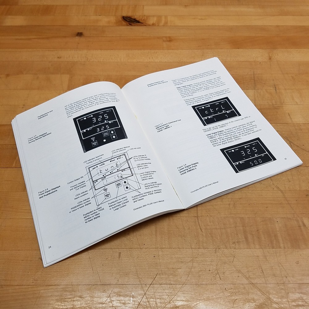 Chromalax 0037-75093 Microprocessor Temperature User's Manual - USED