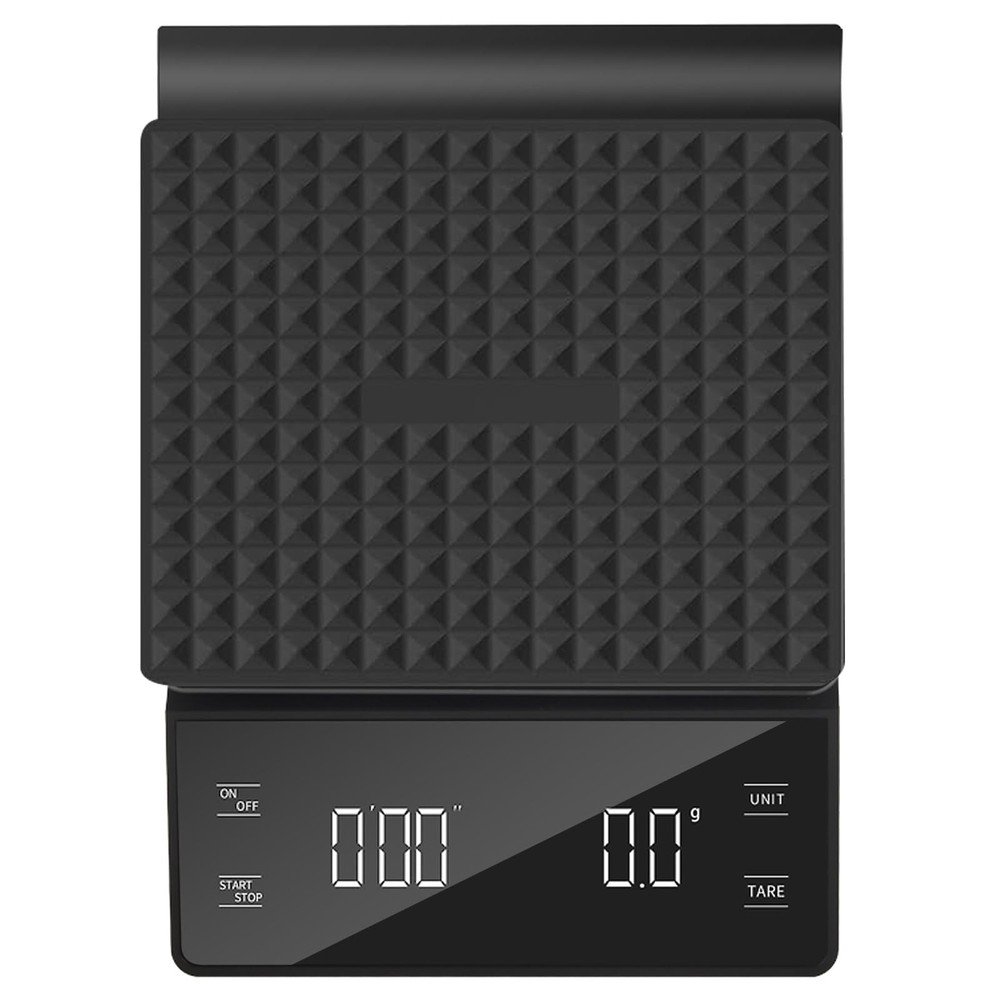 Digital Coffee Scale with Timer 3kg/0.1g High Precision Tare Function for Pou...