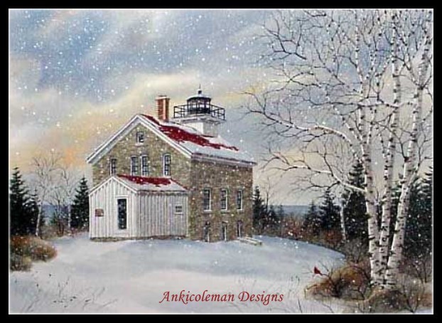 Chart Needlework - Counted Cross Stitch Patterns - Pottawatomie Lighthouse