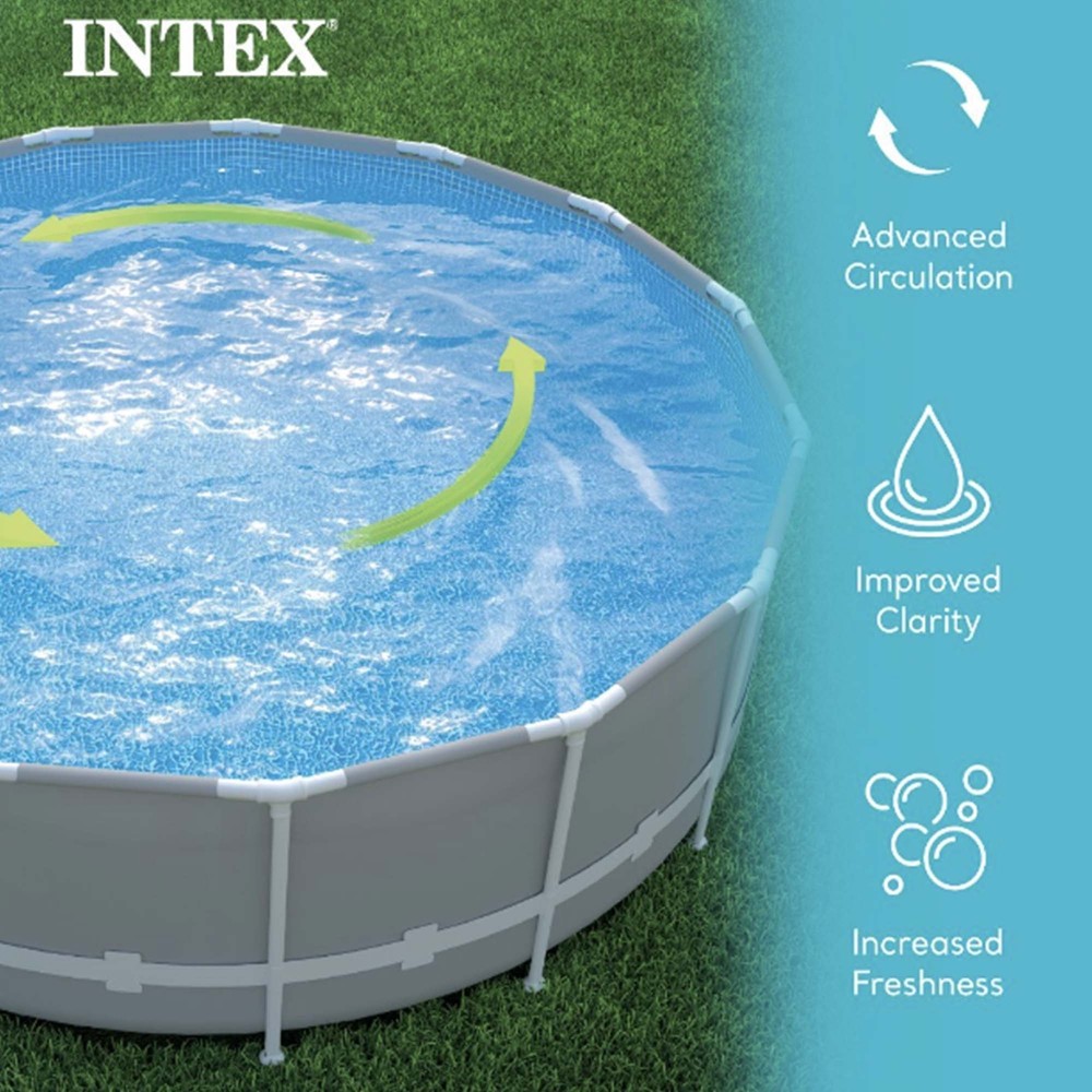 Intex 2800 GPH Above Ground Pool Sand Filter Pump with Automatic Timer(Open Box)