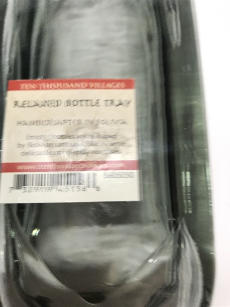 Unique Melted slumped relaxed bottle tray cheese log server bread dip