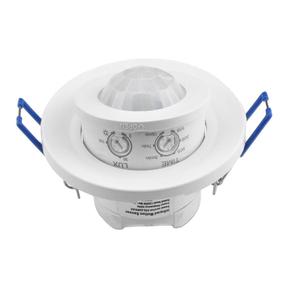 AC220-240V PIR Motion Sensor Detection Embedded Rotary Sensor 360° Motion Sensor