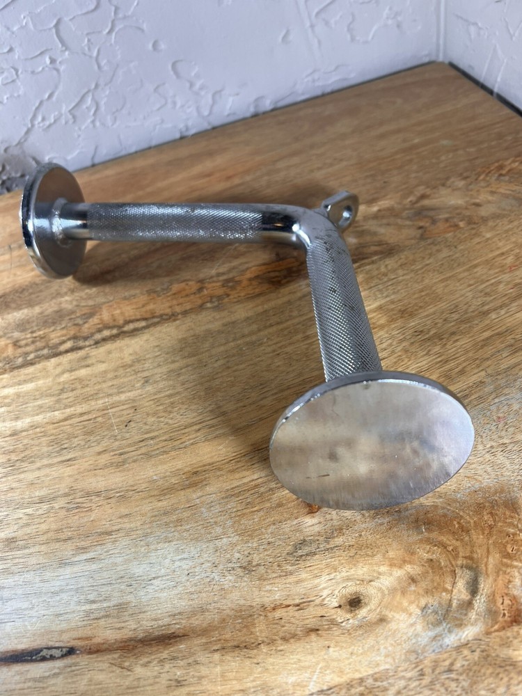 Tricep Press Down Cable Machine Attachment LAT Pulldown Gym V Pull Up Bar