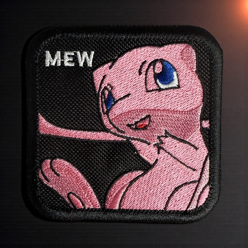 Mew Embroidery Patch Multi Sizes 3-4"