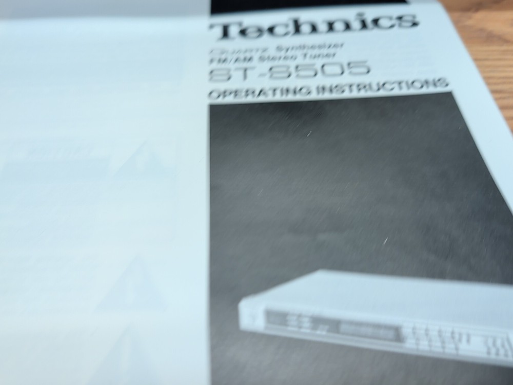 Technics ST-S505 Quartz DC AM/FM Stereo Tuner - Tested & Working!