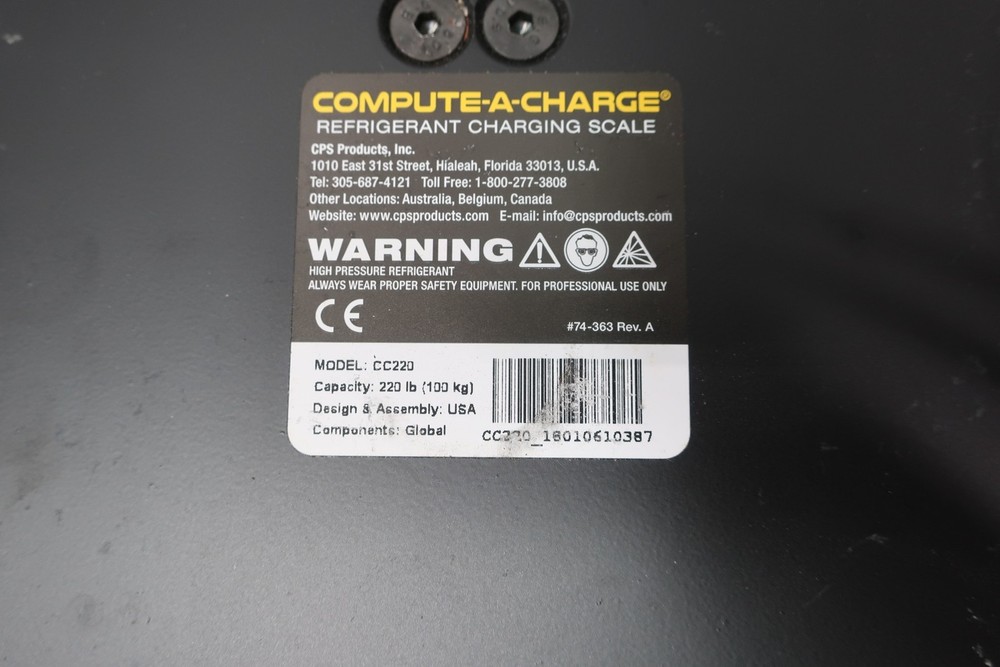 Cps CC220 Compact High Capacity Charging Scale