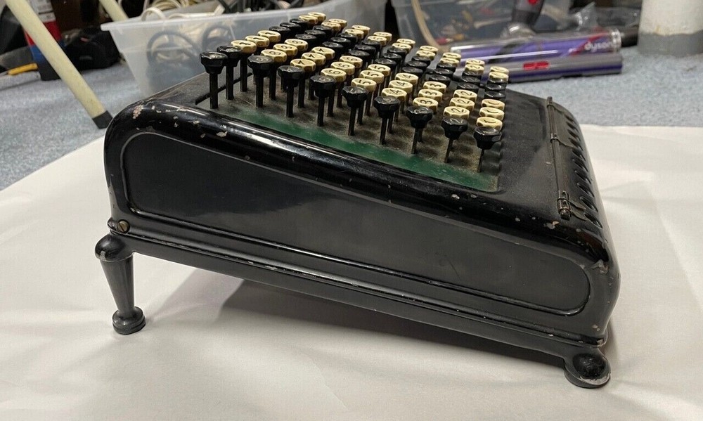 Antique Burroughs Calculator/Adding Machine Working- Class 5