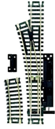 Atlas #860 Left-Hand Manual Snap Switch Track - HO Scale - Code 100 Rails - New