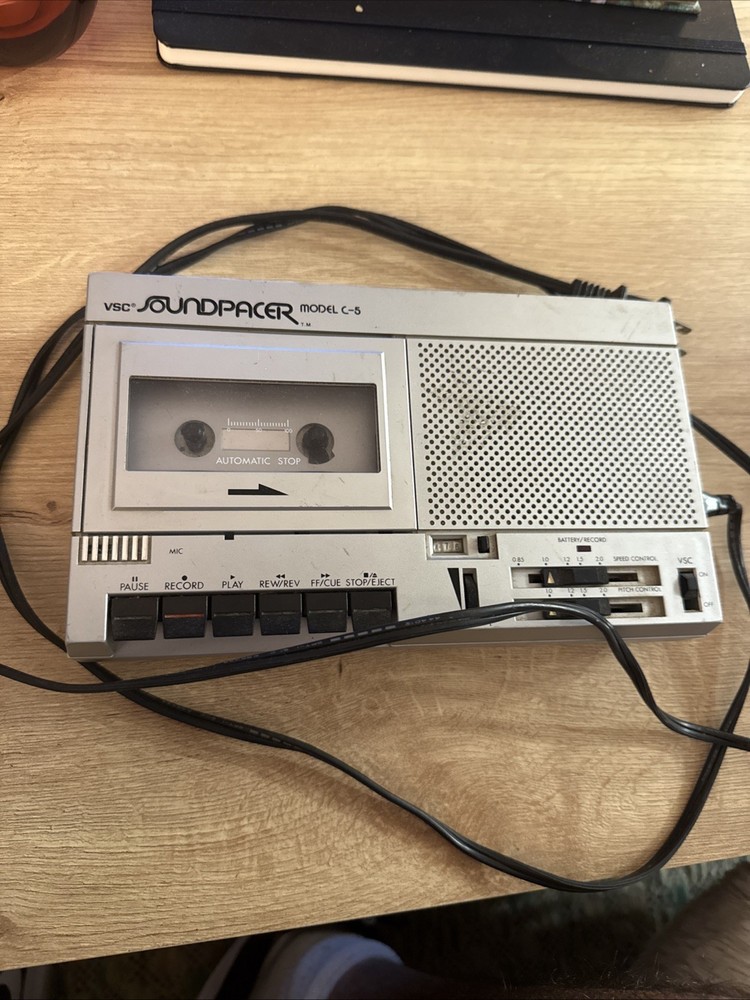 VSC Soundpacer Model C-5 Variable Speech Control Tape Recorder/Player Tested