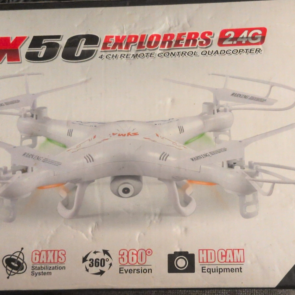 X5C Explorers 2.4G 4CH Remote Control Quadcopter w/ Camera, White
