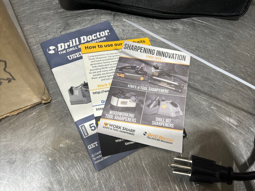 Drill Doctor 750X Drill Bit Sharpener Used Surplus