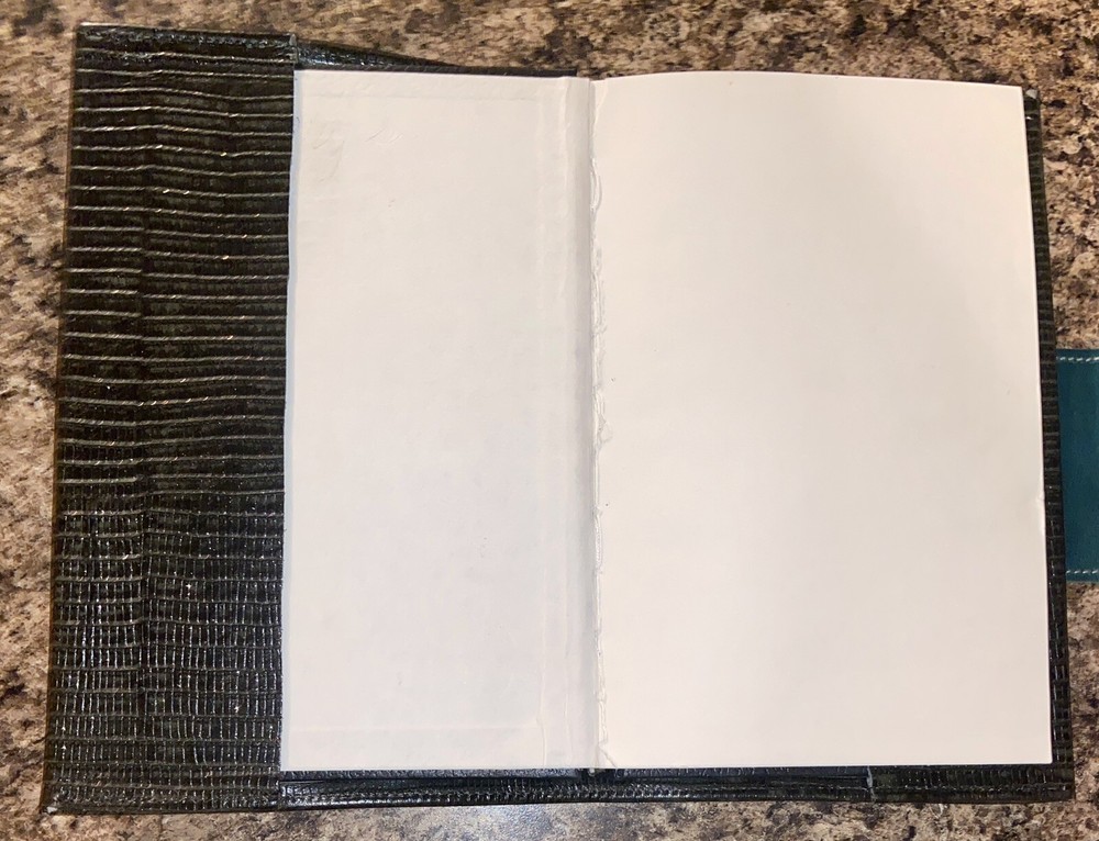 handmade leather bound journal/refillable