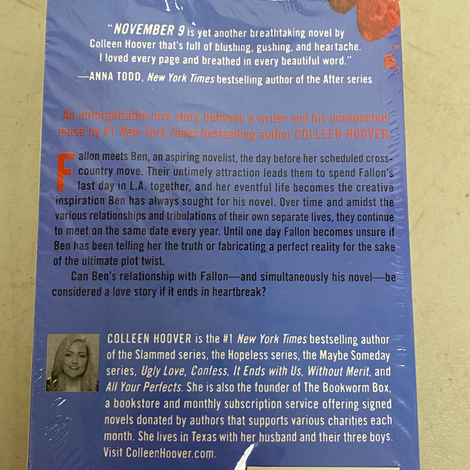 Colleen Hoover 2 Piece Superset Includes "Reminders of Him" + "November 9" Books