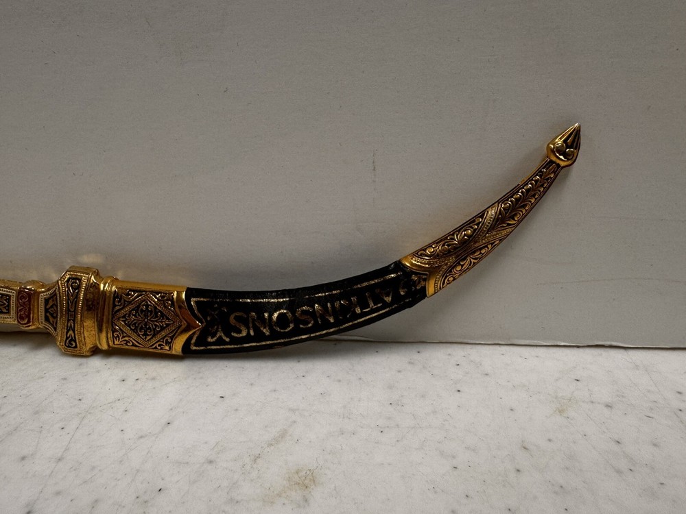 FINE ANTIQUE SPAIN DAGGER LETTER OPENER