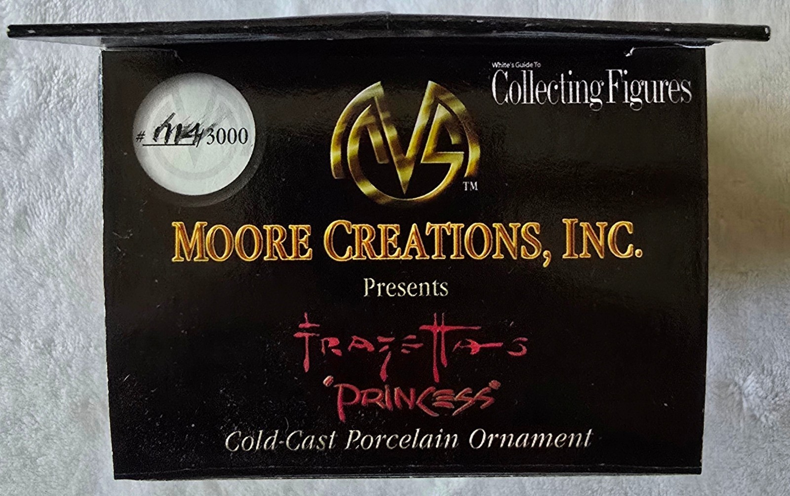 1997 Moore Creations Frazetta Princess LE #1114/3000 Porcelain Ornament Box