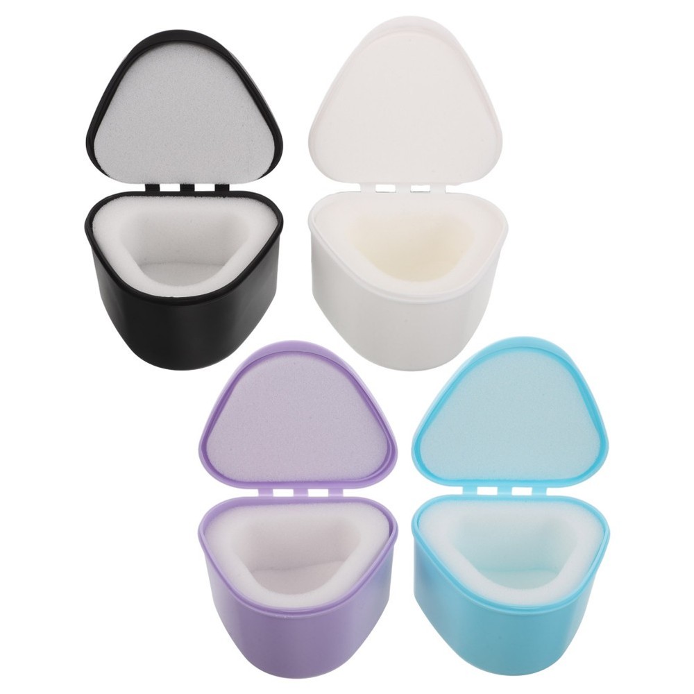 4 Pcs Replacement Retainer Case Retainers Braces Denture Mouth Guard