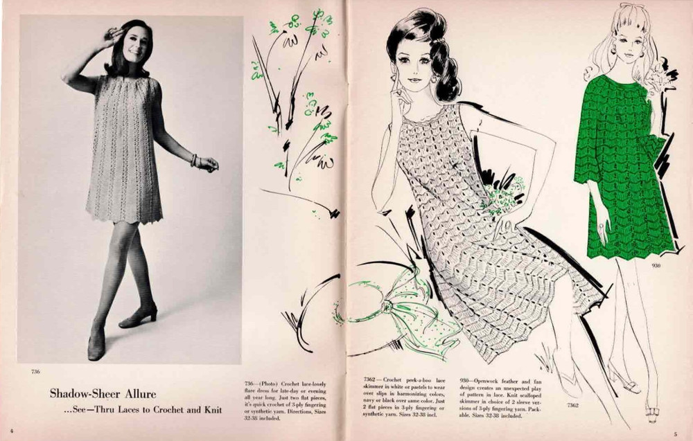 Vintage Mail Order Pattern Catalog Needlecraft Patterns Great Pics 1960's