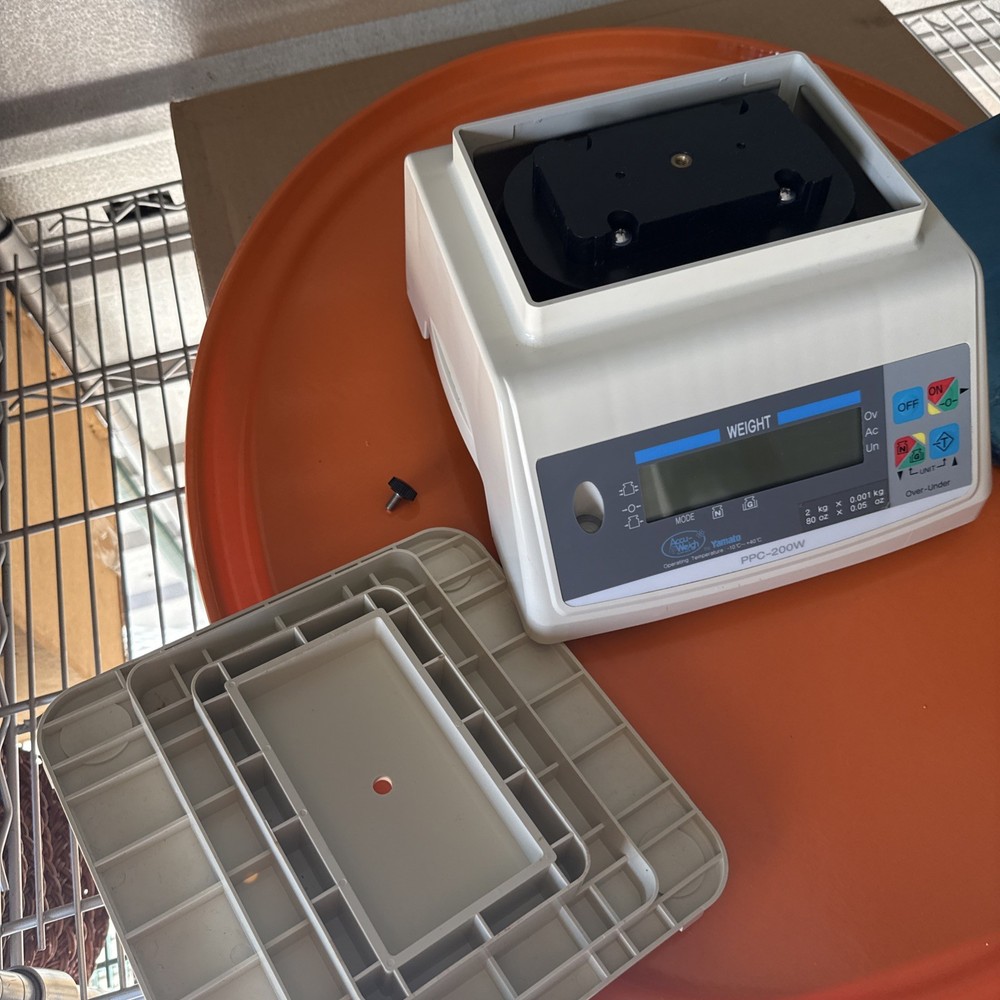 Yamato Accu-Weigh PPC-200W White Auto Shut-off Portion Control Digital Scale