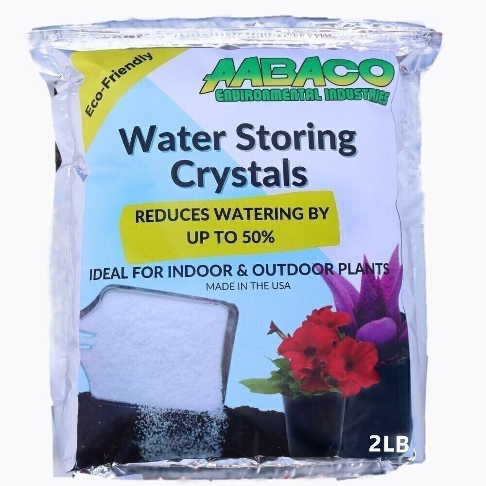 Water Absorbing Polymer Crystals  - Soil Moisture - 2lb.