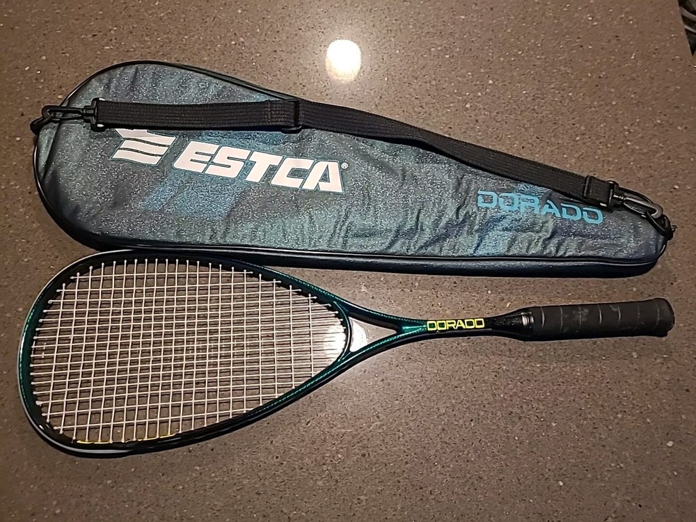Estca Estech Dorado High Modulus Graphite Squash Racket & Case