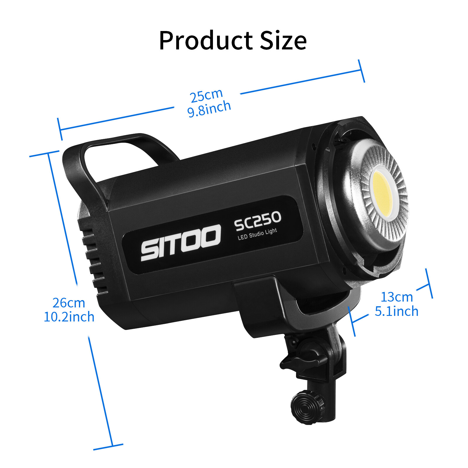 SITOO 250W LED Photography Video Softbox Lighting Spotlight Studio Bowens Mount