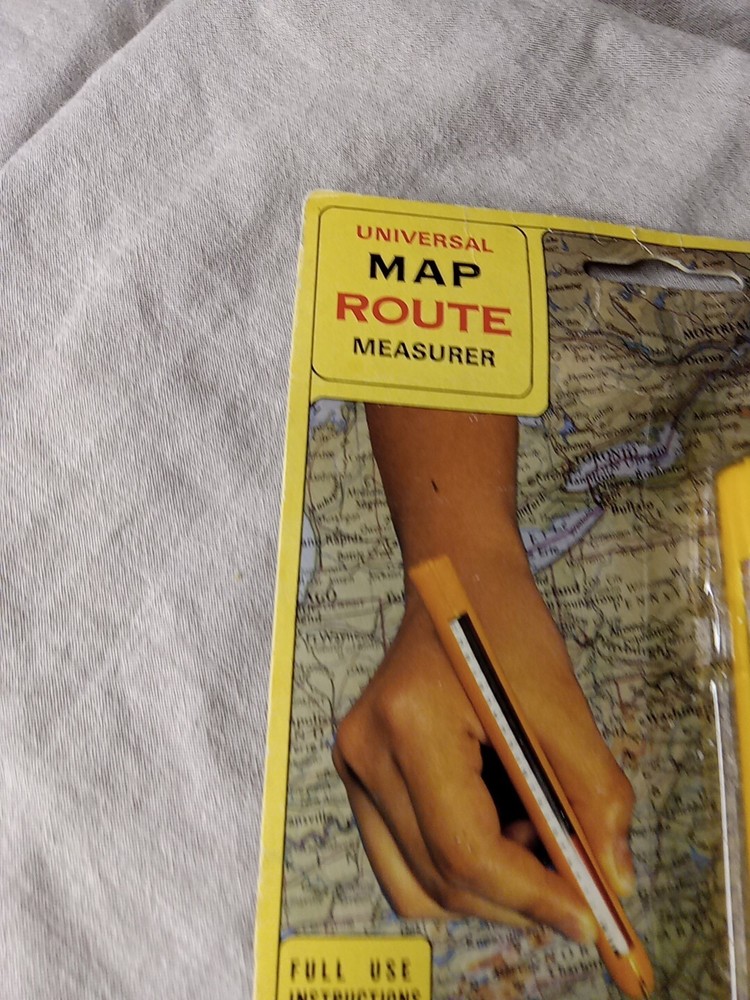 Vintage Universal Map Route Measurer