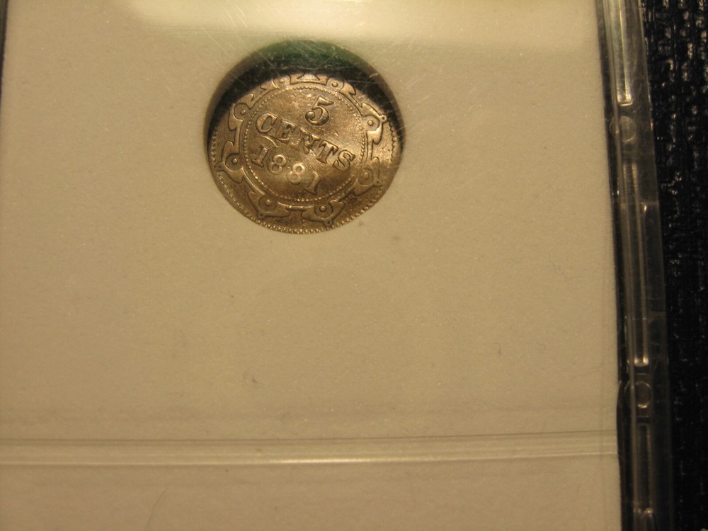 1881 Newfoundland coin set