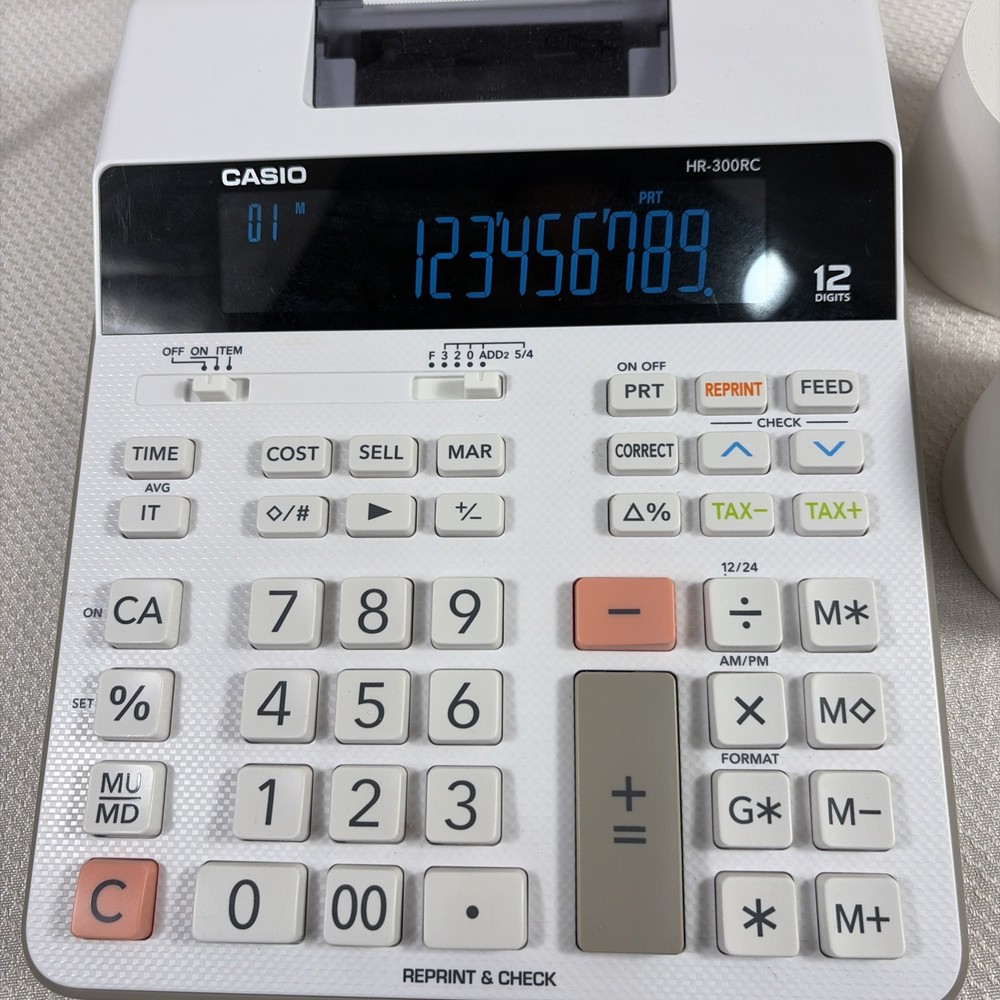 Casio HR-300RC Printing Calculator