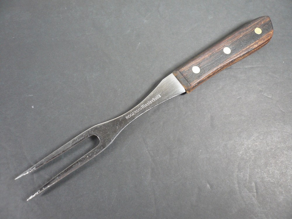 Vintage Mid Century Rogers Masterguild Meat Fork