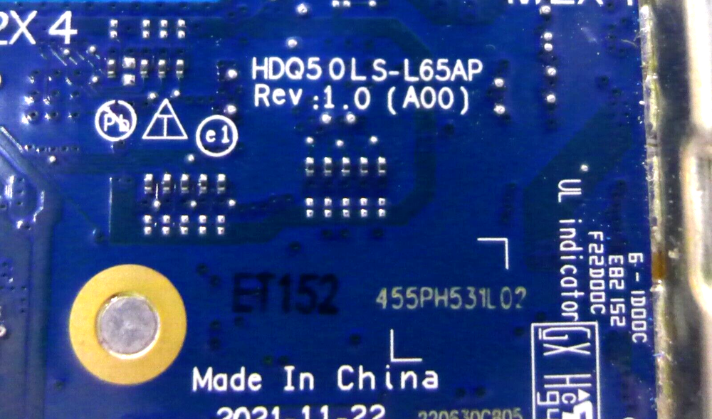 Genuine Alienware M15 R7 IO Board Dell LS-L65AP