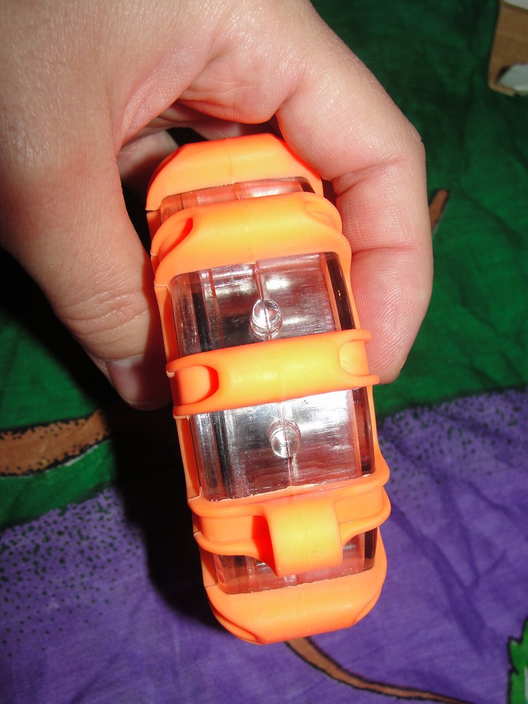 LED ROAD FLARE STROBE MAGNETIC BASE (ORANGE)